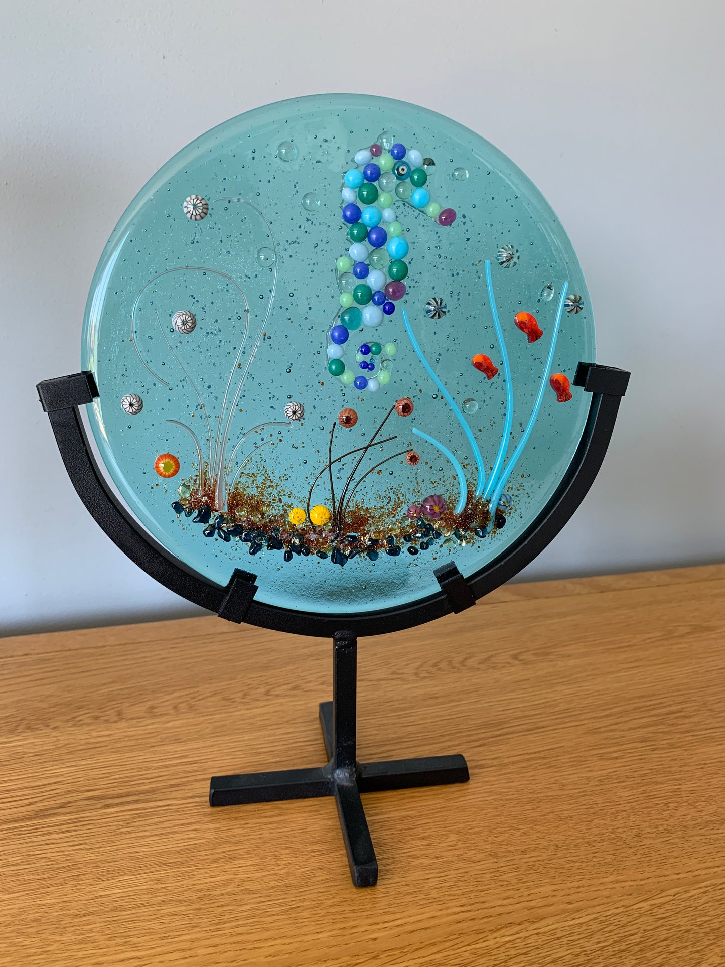 Whimsical seahorse