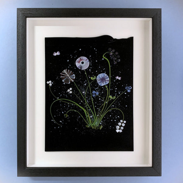 Violet night garden bouquet